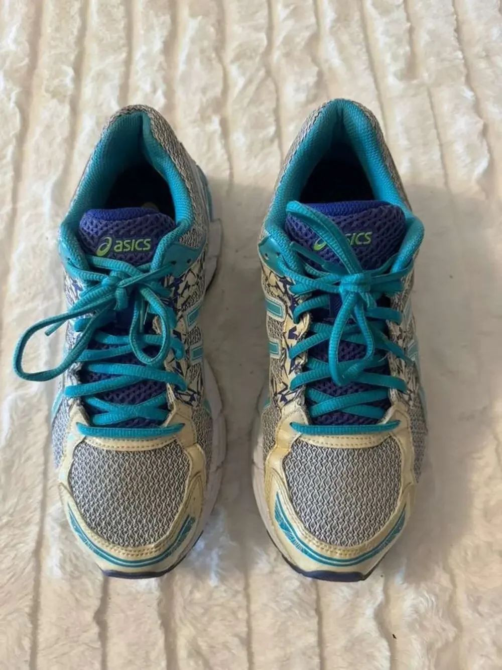 ASICS GEL-Excite Women's Running Shoes Turquoise White Gray Size 10